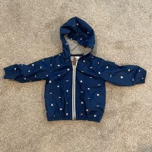 Carter lined rainjacket, 12m